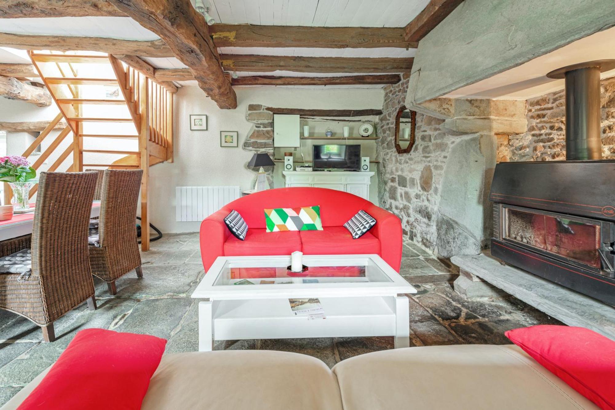 Maison Cosy Vue Mer A Guimaec Экстерьер фото